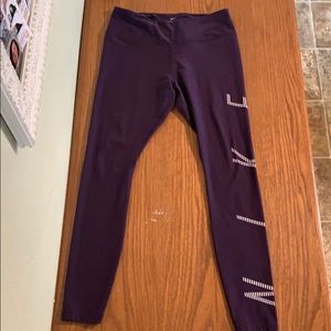 Nike drifit purple leggings size large